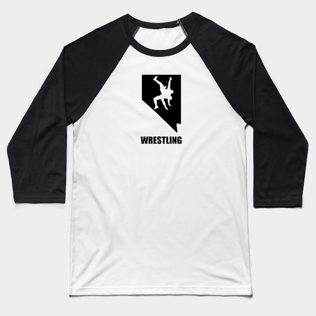 Nevada Wrestling Baseball T-Shirt by Ruiz Combat Grappling